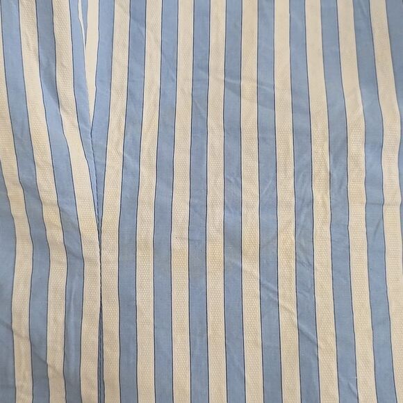 Petersyn striped. Crossover  ruffle cotton top. S - Picture 9 of 10